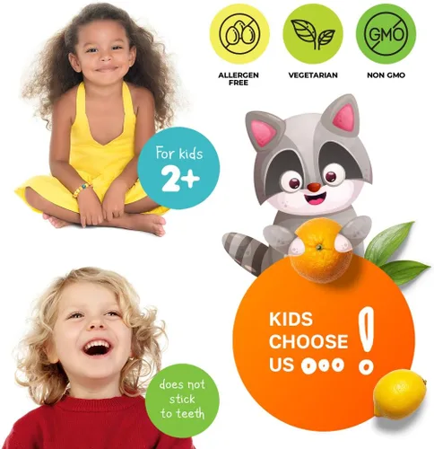 Vista 4 de Gomitas de vitamina C, 120 unidades para niños y adultos, 240 mg y magnesio 200 mg gomitas – Vitaminas masticables de apoyo inmunológico bajas