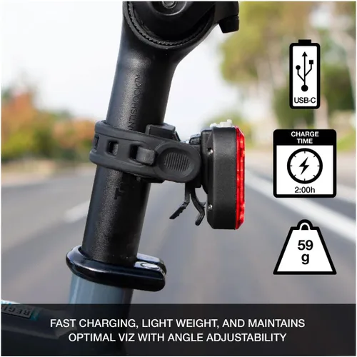 Vista 5 de NiteRider Lumina Pro 1200 + Vmax+ 150 Juego de luces para bicicleta USB-C recargable para bicicleta faros delanteros y traseros LED Combo IP64