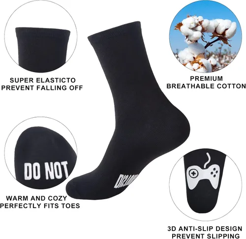 Vista 2 de Novelty Gamer Socks Beanie Winter Hat Baseball Cap,Funny Idea for Teens Boys Men Teenagers