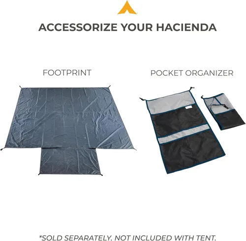 Vista 6 de TETON Sports Hacienda 8 Person Family Camping Tent, Large Gear Loft and 4 Storage Pockets, Swinging Door Makes it Easy to Access, Full Mesh Roof