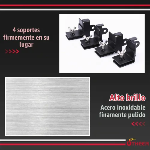 Vista 8 de Utheer - Estante de calentamiento de 28 pulgadas para accesorios