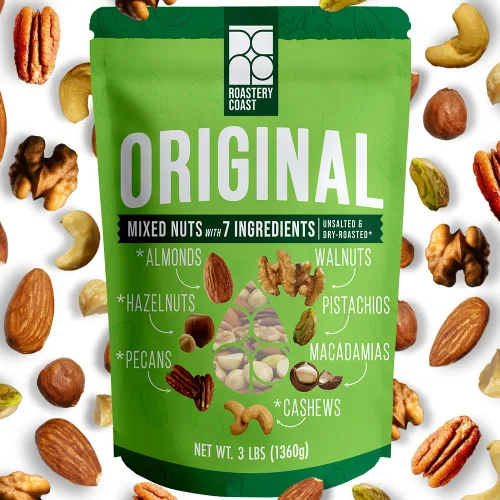 Vista 13 de Roastery Coast - Mezcla Saludable de Frutos Secos Diaria al Por Mayor Mezcla de Frutos Secos Aperitivo Deluxe Surtido Aperitivos de Frutos