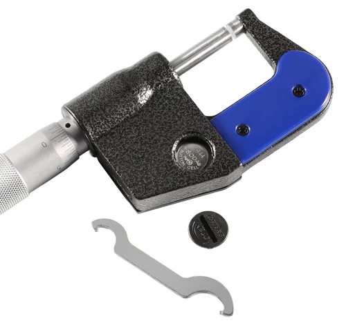 Vista 12 de Accusize Industrial Tools 0-1"/0-25 mm por 0.00005"/0.001 mm Micrómetro Digital Electrónico de 7 Teclas, Resistente al Agua, Ac21-1022