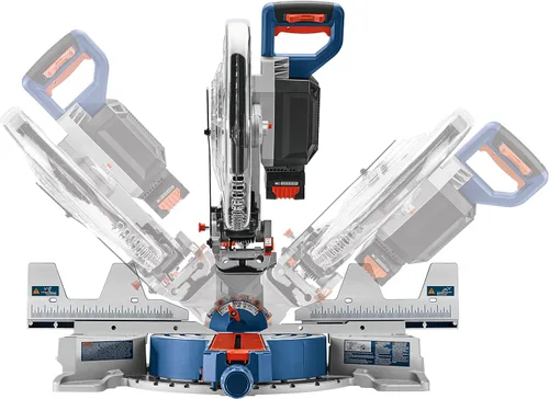 Vista 5 de BOSCH GCM18V-12SDN PROFACTOR™ Sierra ingletadora deslizante de doble bisel de 18V y 12 pulgadas (herramienta desnuda)