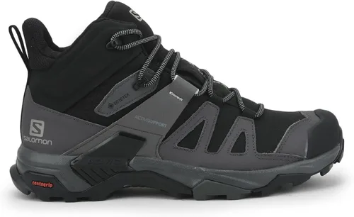 Vista 3 de Salomon Botas de senderismo X Ultra 4 Mid Gore-tex para hombre Gris Negro M