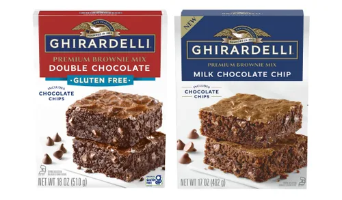 Vista 15 de Ghirardelli Brownie & Cookie Mix - Mezcla de galletas con chispas de chocolate oscuro (16.75 onzas) y mezcla de brownie de caramelo salado
