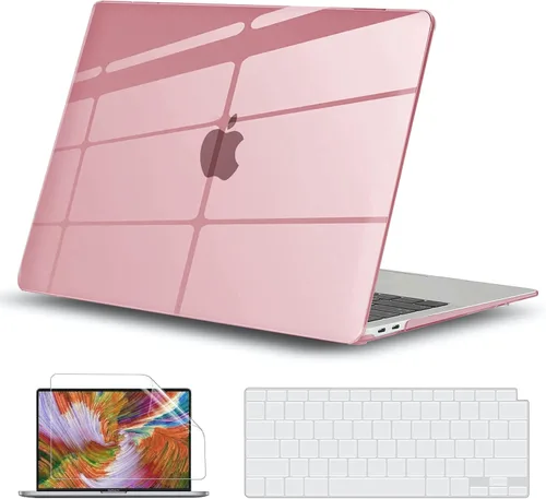 Vista 33 de GVTECH Funda para MacBook Air de 13 pulgadas (2010-2017) A1369 A1466 carcasa rígida de plástico, carcasa negra