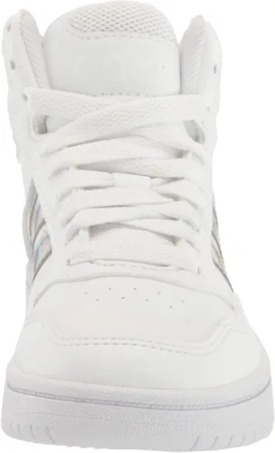 Vista 2 de adidas Unisex-Child Hoops Mid (Little Big Kid) Basketball Shoe