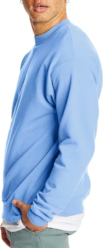 Vista 2 de Hanes Sudadera EcoSmart con capucha para hombre, de forro polar, de peso medio, sudadera con capucha para hombre