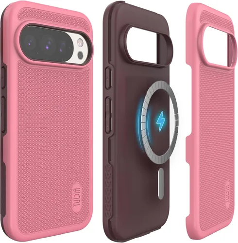 Vista 33 de TUDIA Funda protectora para Google Pixel 10a (2026) – [compatible con Magsafe] [MergeGrip] de doble capa delgada [grado militar] a prueba de golpes