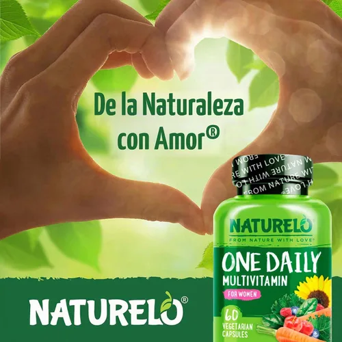 Vista 8 de Naturelo Multivitamina de un día para mujeres, 1