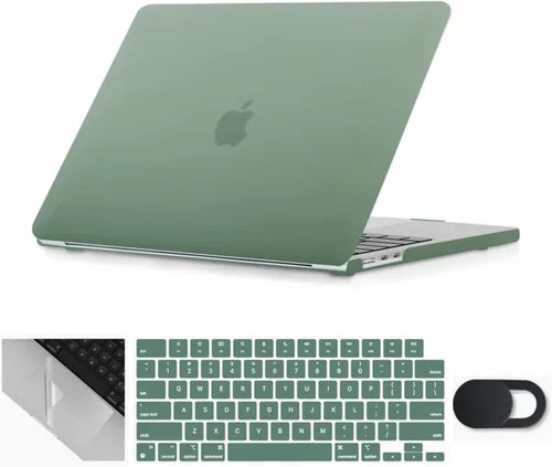 Vista 15 de Se7enline Funda compatible con MacBook Neo de 13 pulgadas, modelo A3404 2026, carcasa dura, cubierta de teclado, cubierta de cámara web, protector