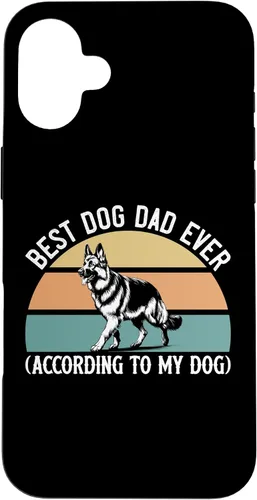 Vista 23 de German Shepherd Best Dog Dad Ever According to My Dog, GSD Case for iPhone XR