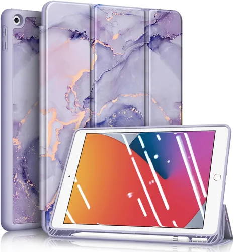 Vista 17 de Fintie Funda delgada para iPad de 9ª / 8ª / 7ª generación de 10.2 pulgadas Tri-Fold Stand, Flexible Soft TPU Back Cover, Viewing & Typing Angles