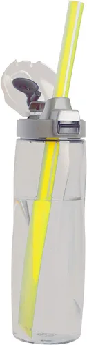 Vista 3 de Yellow Vocal Tubes para terapia del habla y canto - Pajitas de terapia para la salud vocal - Juego de 2 tubos de silicona para terapia de voz