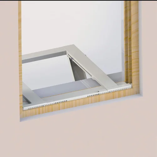 Vista 8 de Ivation Soporte de aire acondicionado, no requiere herramientas ni taladros, montaje de CA para ventana fácil de instalar, acero resistente, soporta