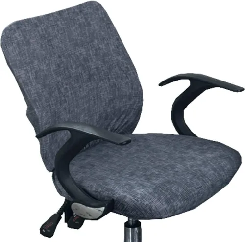 Vista 15 de XNN Funda para silla de oficina de computadora, fundas universales elásticas para sillas giratorias (A)