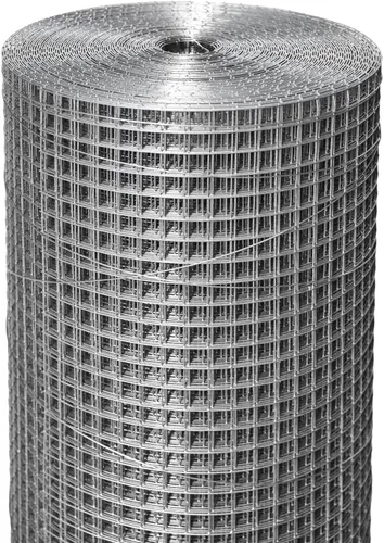 Vista 8 de Tela de hardware de 1/2 pulgada de calibre 19, calibre 19 de 24 pulgadas x 100 pies, cercado de alambre soldado galvanizado para plantas de malla