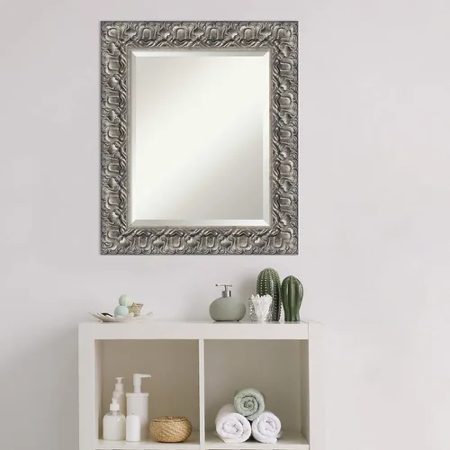 Vista 6 de Amanti Art Bathroom Mirror for Over Sink, Vanity Mirror, Wood Frame, Hangs Horizonally and Vertically, Bathroom Wall Decor, Beveled Edge