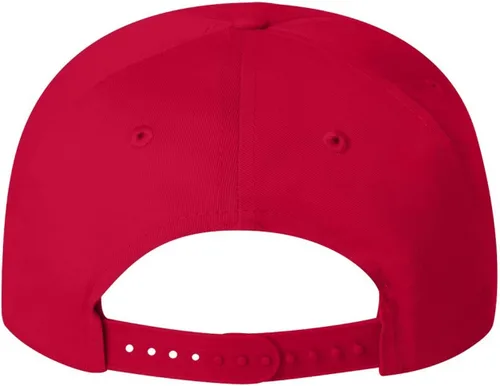 Vista 2 de Valucap 8869 - Gorra de sarga de cinco paneles para hombre, color rojo, talla única, Rojo, talla única