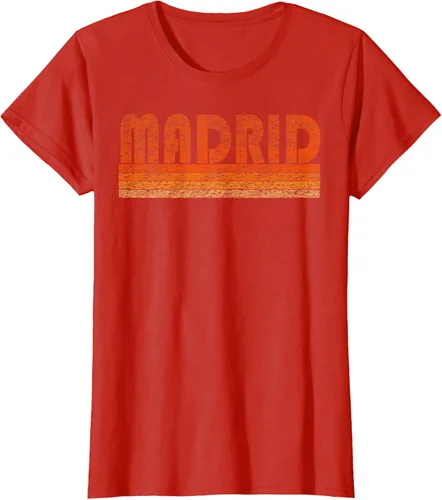 Vista 97 de clásico Retro Madrid playera, hombre 3XL, Asphalt Negro