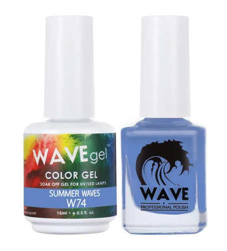 Vista 55 de WAVEGEL - Juego dúo de gel y esmalte de uñas a juego - Colección Simplicity - #P109 Blizzard I 0.5 onzas