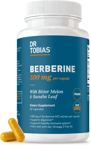 Vista 5 de Dr. Tobias Limpieza de colon de 14 días + berberina 500 mg - Apoyo de desintoxicación y bienestar metabólico entre limpieza