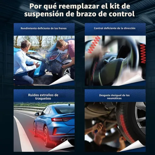 Vista 5 de Juego de 2 piezas K621607 K621608 Conjunto de brazo de control superior delantero y rótula para Do-dge Durango 2011 2012 2013 2014 2015