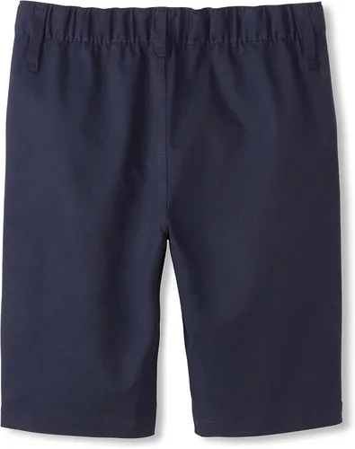 Vista 2 de French Toast Pantalones cortos adaptables con frente plano para niño con cierre de velcro y cintura elástica