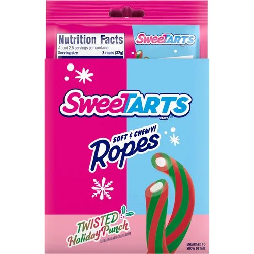 Vista 8 de SweeTarts Cuerdas, Holiday Twisted Punch 3oz (paquete de 12)