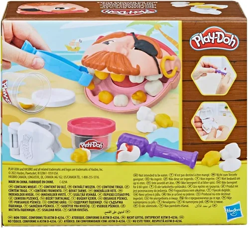 Vista 4 de Play-Doh Mini Piraat Drill 'n Fill Tandarts Speelgoed, peuterspeelbaar speelgoed vanaf 3 jaar