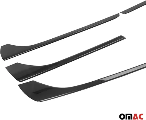 Vista 7 de OMAC Cubierta de acero inoxidable para parachoques delantero cromado oscuro, 5 unidades, para Mercedes Metris 2014-2019 Pre Facelift