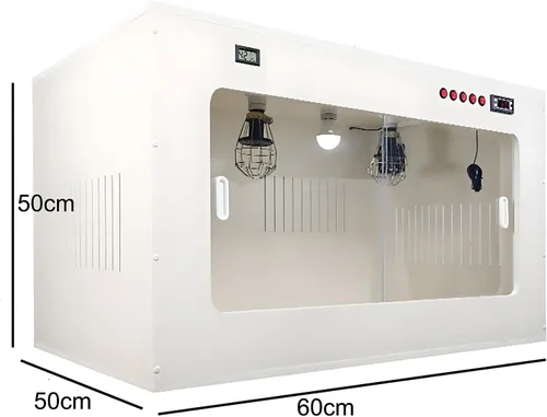 Vista 2 de Cat Incubator for Puppies, Pet Incubator Box, Pet Brooder Nursery with Heating, Cat Whelping Box Pet Incubator Box for Dog, Constant Temperature