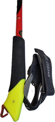 Vista 2 de LEKI Nordic Walking Pacer HM - Bastones de senderismo (carbono, 47.2 in), color rojo