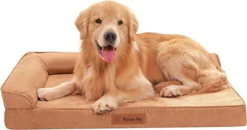 Vista 18 de Cama ortopédica para perros pequeños y medianos, cama de espuma viscoelástica para mascotas con funda extraíble lavable, parte inferior