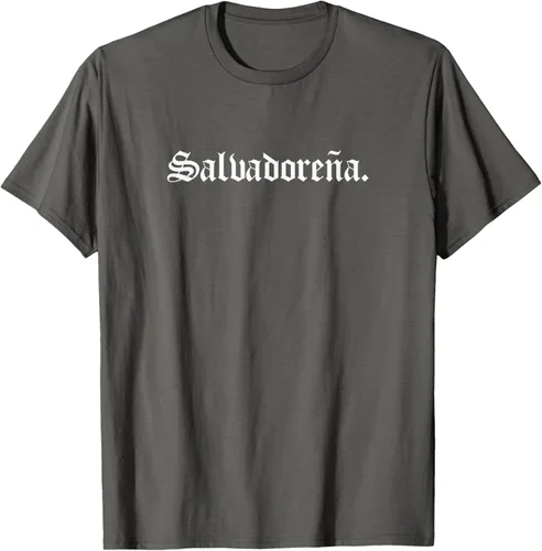 Vista 97 de Camiseta Salvadoreña Mujer, Negro