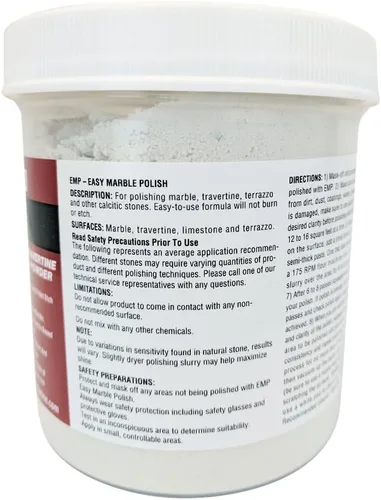 Vista 2 de Stone Pro Easy Marble Polish (EMP) - Polvo de pulido de mármol y terrazo - 1 libra