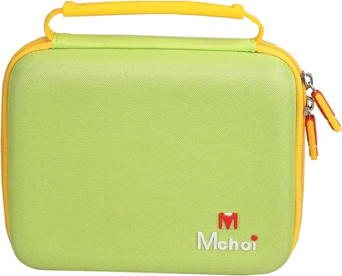 Vista 4 de Estuche de transporte de almacenamiento compatible con el juego de letras magnéticas Leapfrog Fridge Phonics, amarillo, solo funda