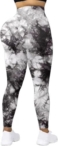 Vista 3 de OUDLLY Pantalones para mujer de cintura alta, suaves, deportivos, para yoga, entrenamiento, correr, trabajo, yoga, talla grande