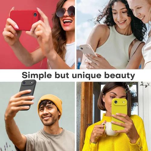 Vista 5 de LOVE 3000 Diseñada para Funda iPhone Air, Silicona Premium [Compatible con Magsafe][Forro de Microfibra Suave Anti-Rayones] Funda Protectora