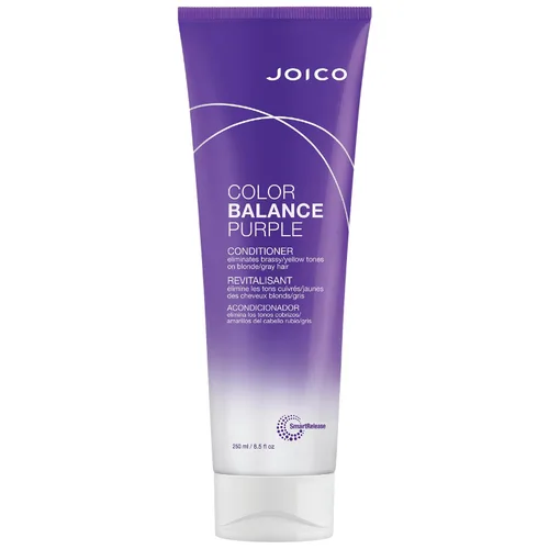 Vista 8 de Joico Color Balance Purple Conditioner For Cool Blonde or Gray Hair Eliminate Brassy Yellow Tones Boost Color Vibrancy & Shine UV Protection