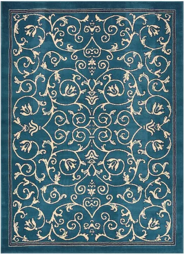 Vista 3 de Alfombra Conur Collection con diseño floral, moderna, contemporánea, tradicional, Verónica, 3 opciones