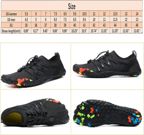 Vista 5 de Zapatos de agua para hombres zapatos de agua para hombre zapatos de agua para mujer zapatos de pie descalzo zapatos de natación acuática zapatos