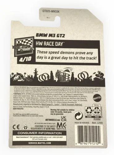 Vista 2 de Hot Wheels Zamac BMW M3 GT2