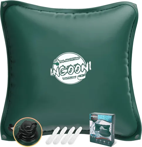 Vista 10 de Angooni Almohada de piscina resistente de 4 x 4 pies, PVC de 0.02 in