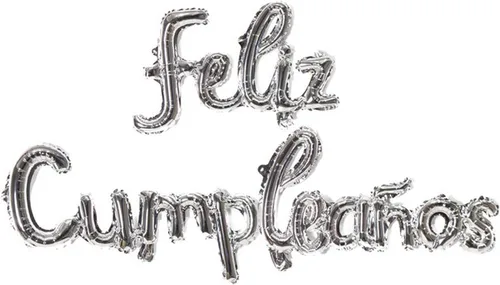 Vista 11 de ZHENGYE Globos Negros de Feliz Cumpleanos con Letras Pequeñas Conectadas Pancarta de Globos Globos de Feliz Cumpleaños Globos de Papel de Aluminio