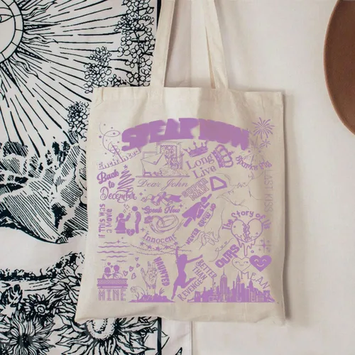 Vista 2 de TOBGBE Álbum de regalo para fanáticos del cantante con nombre inspirado en el concierto, bolsas de mano para amantes de la música, mercancía canción