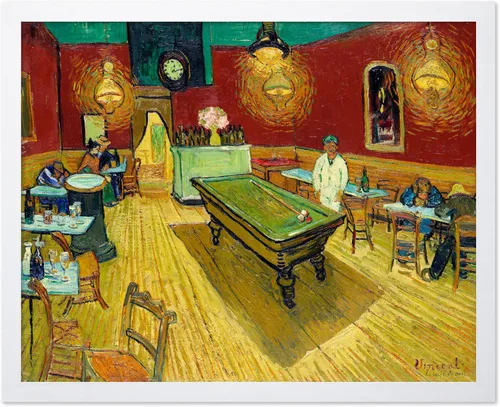 Vista 25 de Poster Master Póster clásico de Van Gogh, impresión impresionista vintage, regalo para artista, pintor, autorretrato, sombrero de paja, dibujo