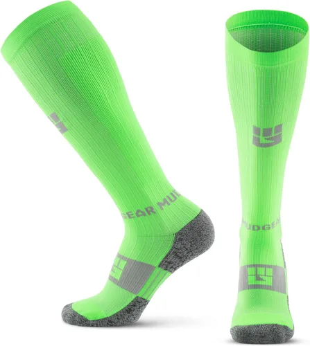 Vista 18 de MudGear Calcetines de compresión graduados, duraderos, resistentes al sudor, calcetines de rendimiento OCR con plantilla acolchada, fabricados