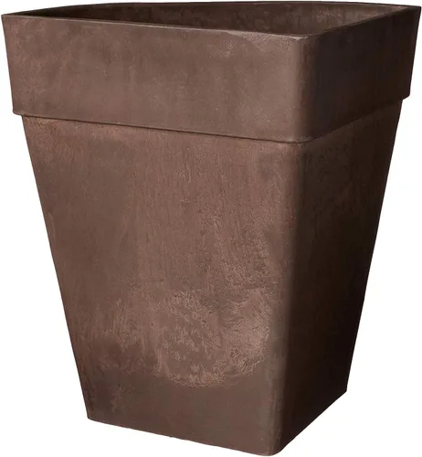 Vista 3 de Arcadia Garden Products PSW Pot Collection - Maceta triangular de esquina para plantas y jardines de interior y exterior, 13.5 x 17.5 pulgadas